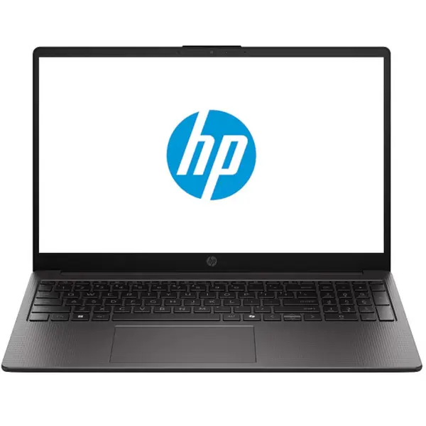 Laptop Office HP Notebook 255R G10, 15.6 inch, AMD Ryzen 5 7535U pana la 4.5 GHz, 8GB RAM, 512GB SSD, AMD Radeon 660M Graphics, Fara sistem de operare, Dark ash silver
