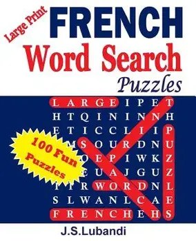 Large Print French Word Search Puzzles, Paperback/J. S. Lubandi