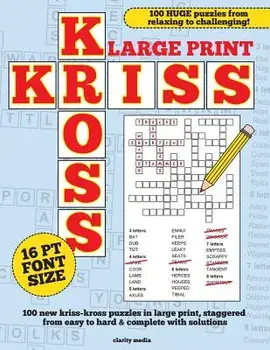 Large Print Kriss Kross Puzzles, Paperback/Clarity Media
