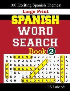 Large Print SPANISH WORD SEARCH Book; 2, Paperback/Jaja Media