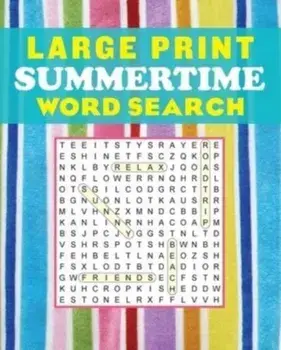 Large Print Summertime Word Search, Paperback/***