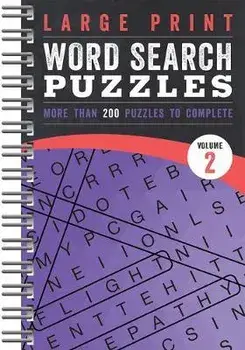 Large Print Word Search Puzzles: Volume 2, Spiral/***