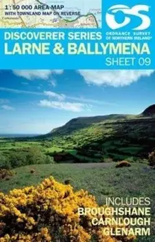 Larne. Ballymena, Sheet Map/***