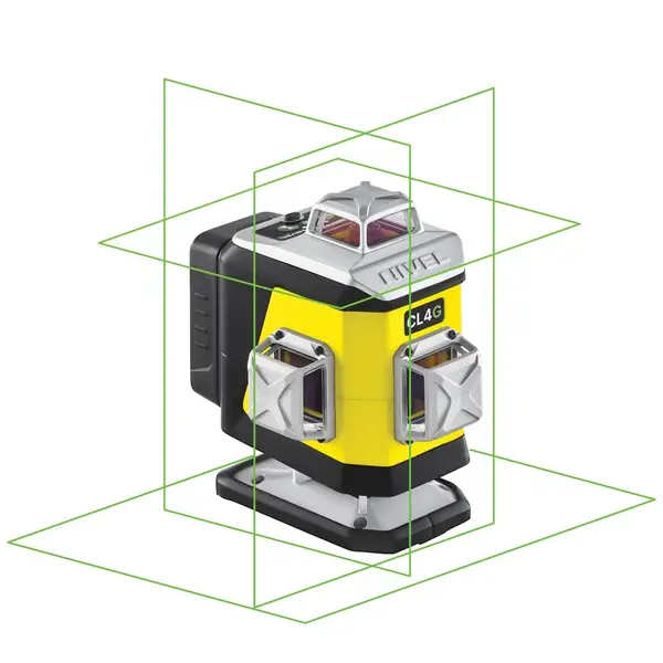 Laser verde în cruce (4 x 360°), Bluetooth - Nivel System-CL4G