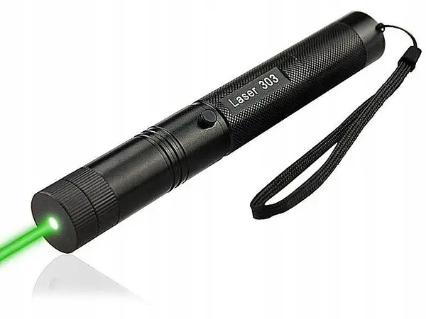 Laser Verde LED 303 Puternic cu RAZA 1KM 2 capete XL