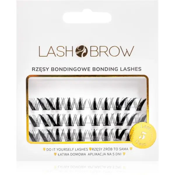 Lash Brow Bonding Eyelashes gene false mănunchi 30 buc