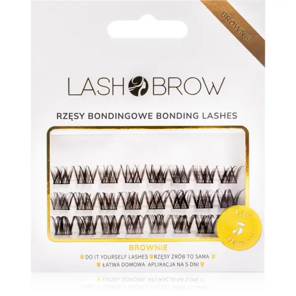 Lash Brow Bonding Eyelashes gene false mănunchi Drama Queen Brownie 1 buc