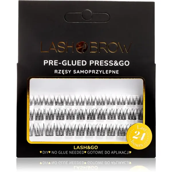 Lash Brow Press&Go Self-Adhesive Eyelashes gene false smocuri autoadezive No Make Up 1 buc
