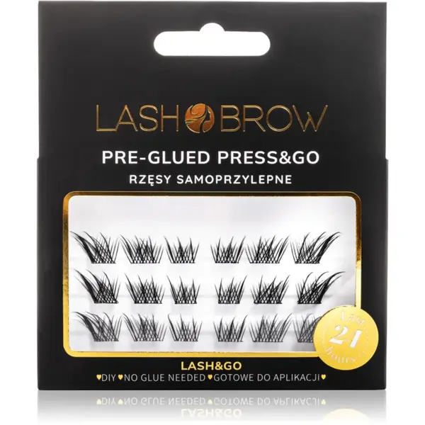 Lash Brow Press&Go Self-Adhesive Eyelashes gene false smocuri autoadezive Lashy 1 buc
