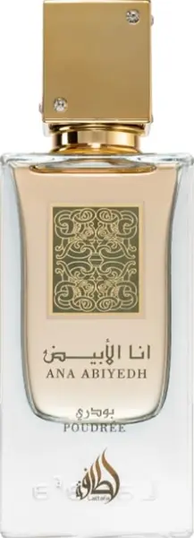 Lattafa Apă de Parfum Ana Abiyedh Poudrée, 60 ml
