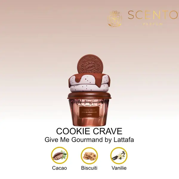 Lattafa Cookie Crave Give Me Gourmand Apa de Parfum Unisex 75 ml - Original Dubai