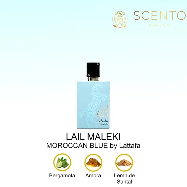 Lattafa Lail Maleki Moroccan Blue 100 ml unisex - Original Dubai