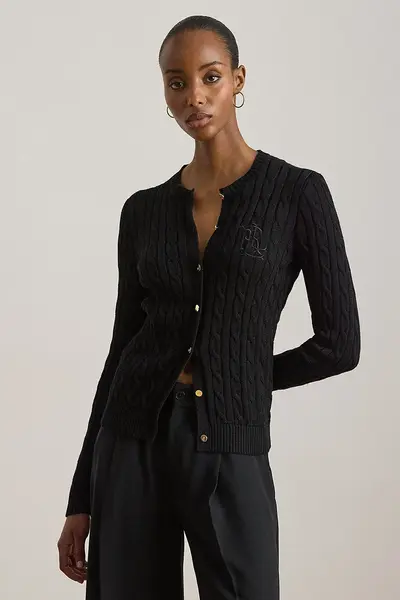Lauren Ralph Lauren cardigan pentru femei, cu bumbac