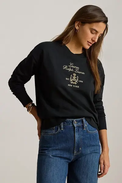Lauren Ralph Lauren hanorac pentru femei cu bumbac