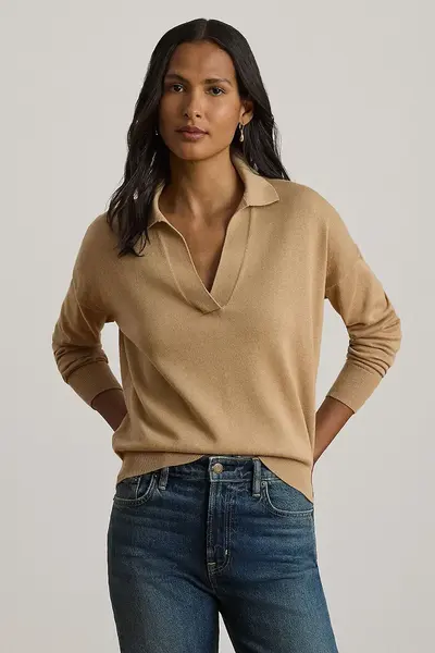 Lauren Ralph Lauren pulover pentru femei, cu bumbac