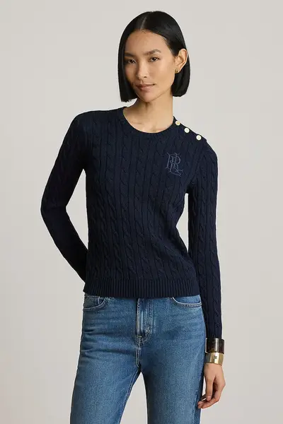 Lauren Ralph Lauren pulover pentru femei, cu bumbac