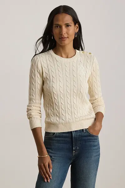 Lauren Ralph Lauren pulover pentru femei, cu bumbac
