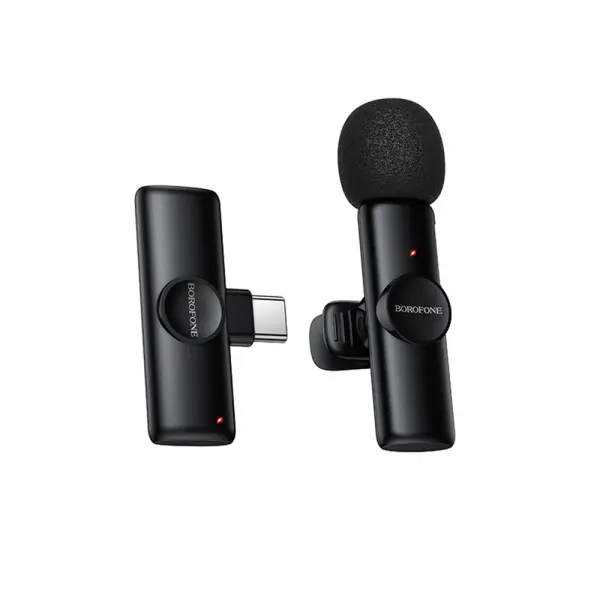 Lavaliera Borofone BFK16 Winner, USB-C, Neagra