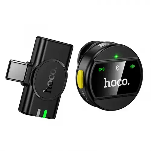 Lavaliera HOCO L21, USB-C, Negru