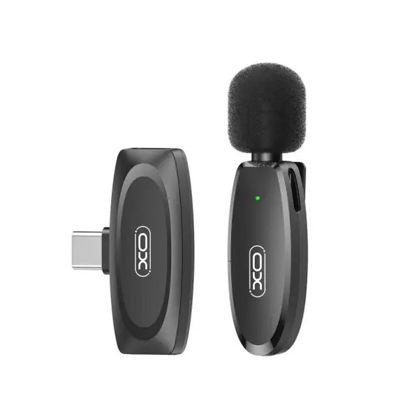 Lavaliera XO Design MKF08A, USB-C, Neagra