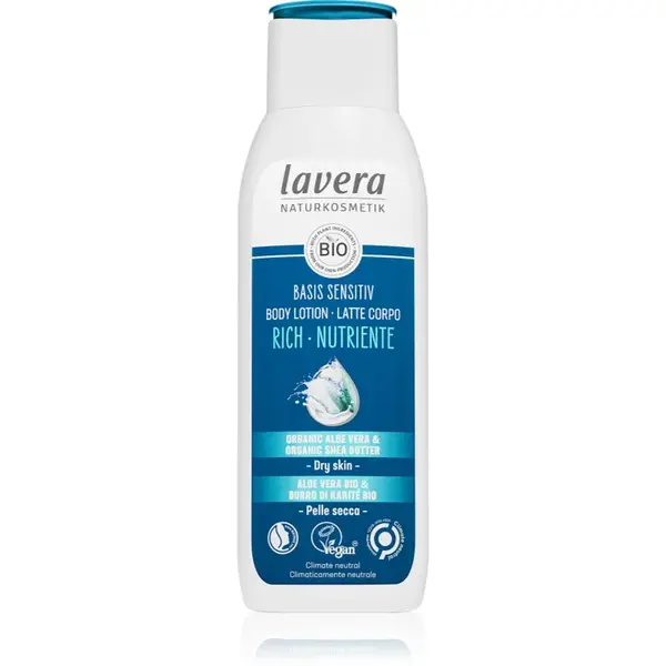 Lavera Basis Sensitiv lapte de corp intens hrănitor pentru piele uscata 250 ml