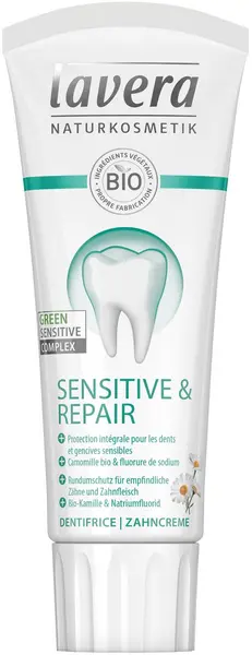Lavera Pastă de dinţi Sensitive & Repair, 75 ml