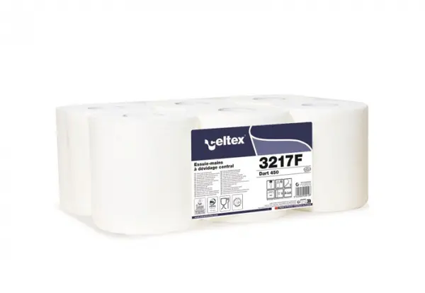Laveta celuloza HERZKRAFT, tip: Roll, 6 buc, culoare: alb, numar straturi: 2, inaltime:19cm