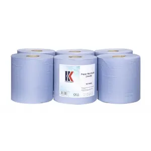 Laveta hartie HERZKRAFT, tip: Roll (set), 6 buc, culoare: albastru deschis, numar straturi: 2, lungime: 160m