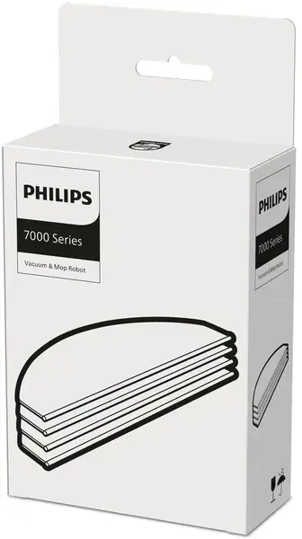Lavete de Mop pentru Robot Aspirator Philips XV1470/00 Seria 7000, 4 bucati