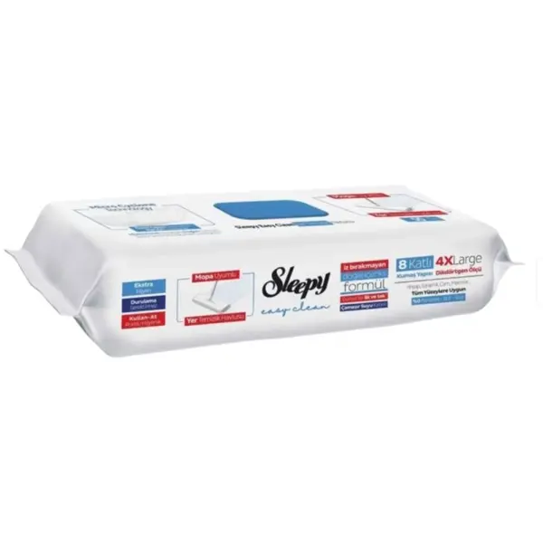 Lavete Umede pentru Pardoseli Sleepy Bleach, 50 Bucati
