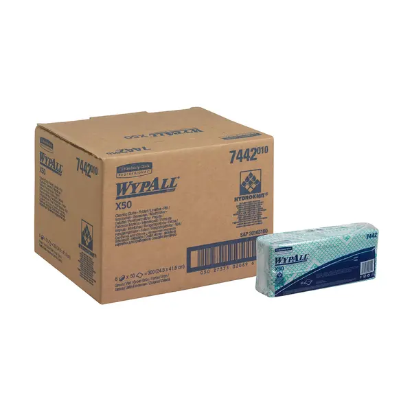 Lavete verzi Wypall 1strat 50buc 41.8x24.7cm 6 pachete Lavete verzi Wypall 1strat 50buc 41.8x24.7cm 6 pachete