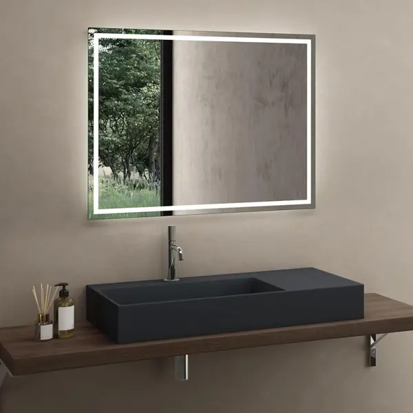 Lavoar Archi gri mat L75 cm