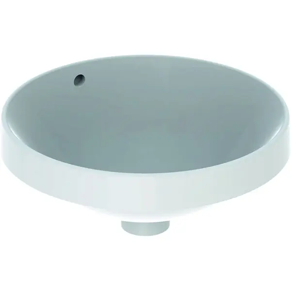Lavoar baie incastrat alb 40 cm, rotund, Geberit VariForm