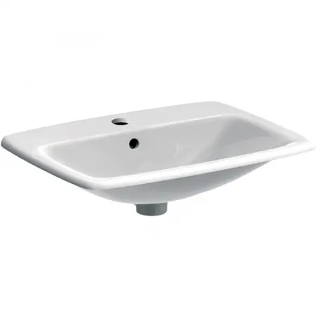 Lavoar baie incastrat alb 60 cm Geberit Selnova Square