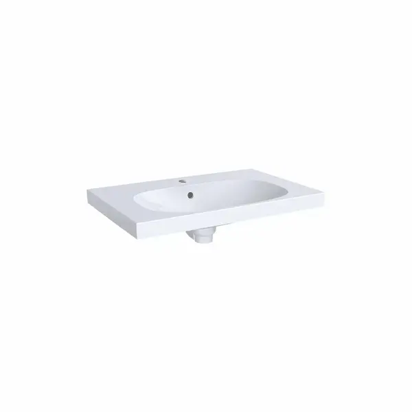 Lavoar baie incastrat alb 75 cm Geberit Acanto