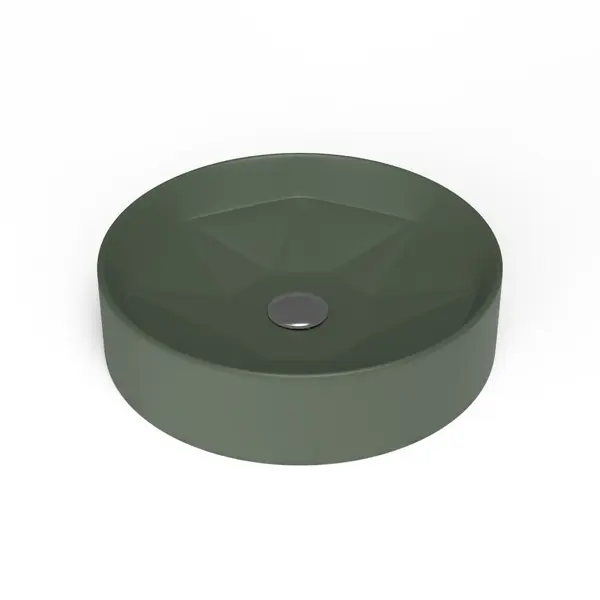 Lavoar baie pe blat Celesta Emerald 42 x 42 x 11 cm ceramica verde