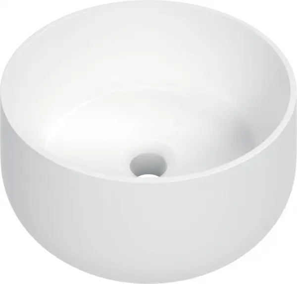 Lavoar ceramic, montare blat, 31.1x35.3 cm, alb, Deante Arnika