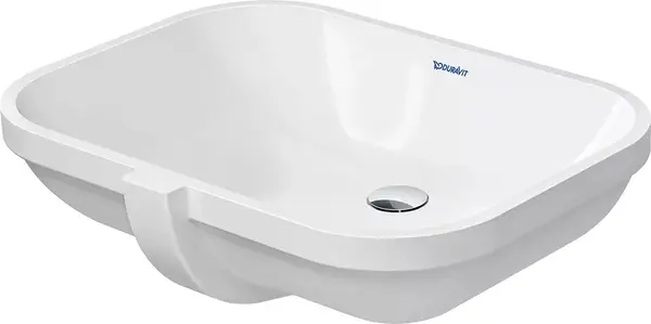 Lavoar Duravit D-Code 0338560000, montare sub blat, 56 x 40 cm, dreptunghiular, Alb