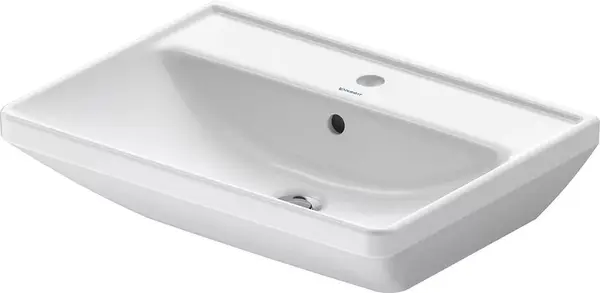 Lavoar Duravit D-Neo 2366600000, montare pe perete, 60 x 44 cm, drepunthiular, Alb