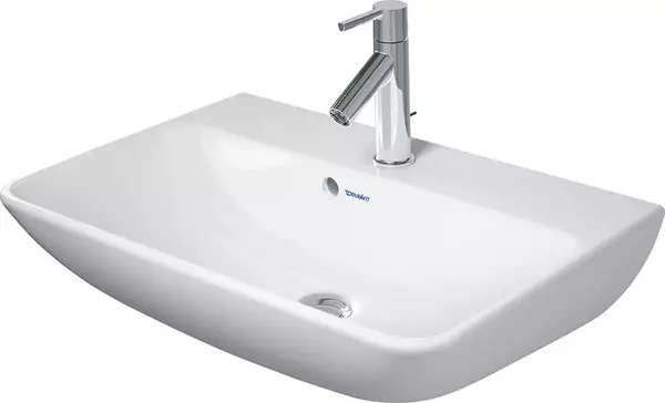 Lavoar Duravit ME by Starck 2343600000, montare pe perete, 60 x 40 cm, dreptunghiular, Alb