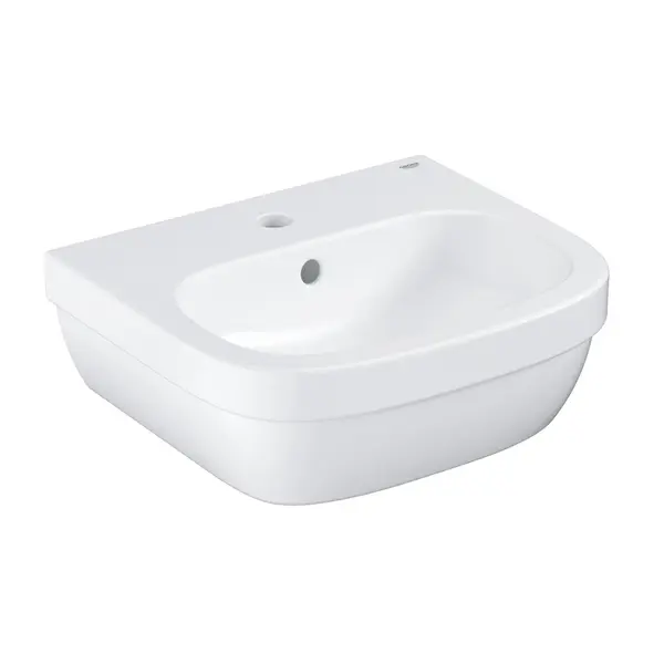 Lavoar Grohe Euro Ceramic 39324000, montare pe perete, preaplin, 450 x 400 mm, Alb