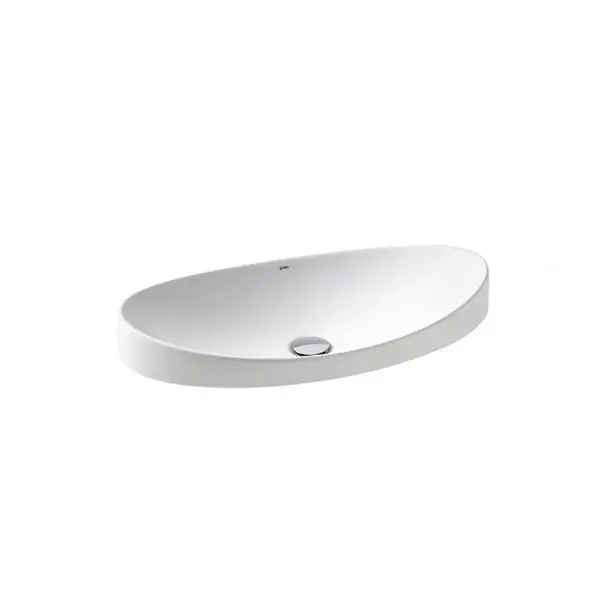 Lavoar incastrat alb mat 65 cm, oval, Gala Klea
