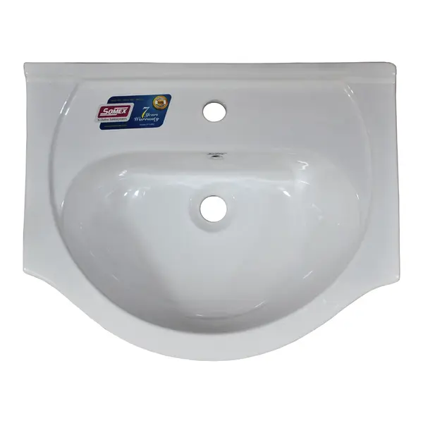 Lavoar incastrat Alfa 55 cm alb