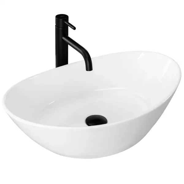 Lavoar Kate alb L55,5 cm