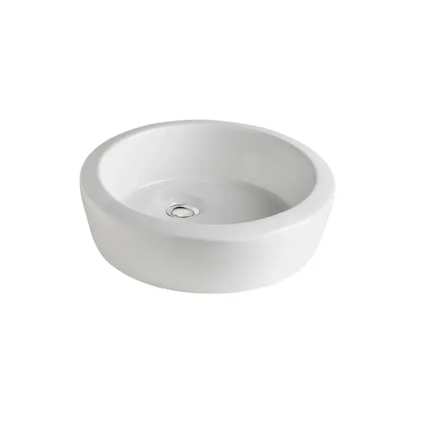 Lavoar pe blat alb 40 cm, rotund, Gala Eos