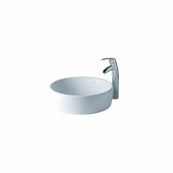 Lavoar pe blat alb 45 cm, rotund, Gala Urban