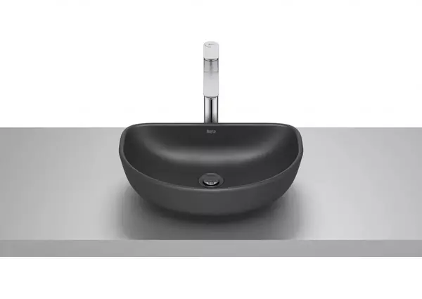 Lavoar Roca Optica A327C10080, montare pe blat, 45 x 30 cm, mat, Negru