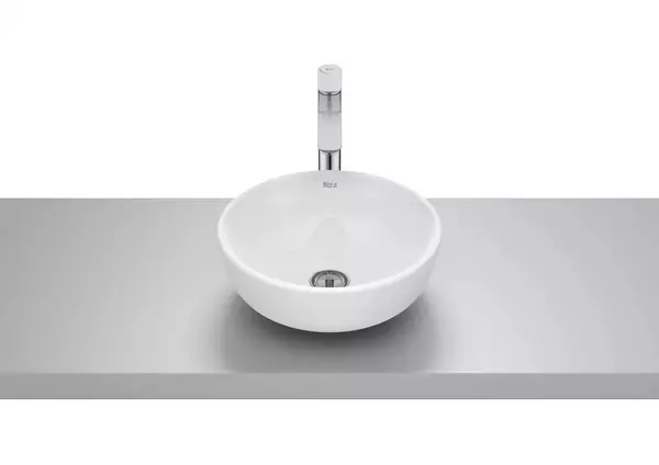 Lavoar Roca Optica A327C12000, montare pe blat, 35 cm, Alb