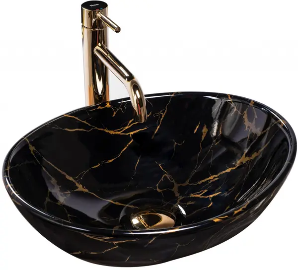 Lavoar Sofia marmura neagra L41 cm