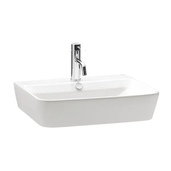 Lavoar suspendat alb 55 cm Gala Emma Square